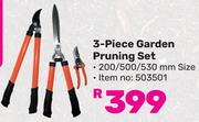 Garden Master 3 Piece Garden Pruning Set