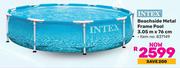 Intex Beachside Metal Frame Pool 3.05m x 76cm