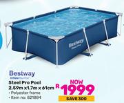 Bestway Steel Pro Pool 2.59m x 1.7m x 61cm