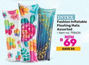 Intex Fashion Inflatable Floating Mats Assorted