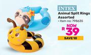 Intex Animal Split Rings Assorted
