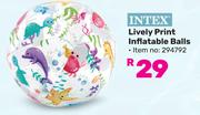 Intex Lively Print Inflatable Balls