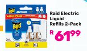 Raid Electric Liquid Refills 2 Pack