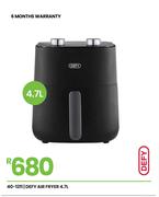Defy 4.7L Air Fryer 40-1211