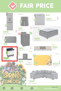 Fair Price : Spring Into Comfort (31 August - 30 September 2025), page 1