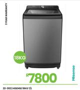 Hisense 18Kg T/L Washing Machine 22-302