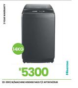 Hisense 14Kg T/L Washing Machine WT3K1423UB 22-300