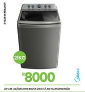 Midea 21Kg T/L Met Washing Machine MA500W210/G 22-338