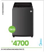 Midea 11Kg T/L Washing Machine 22-349