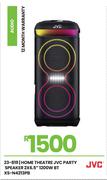 JVC 2x6.5" 1200W BT Home Theatre Party Speaker XS-N4213PB 23-819