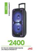 JVC 12" Home Theatre Trolley Speaker Xs-N518PB 23-764