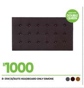 Simone Only B/Suite Headboard 8-394