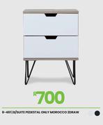 Morocco 2 Draw Only Pedestal B/Suite 8-461