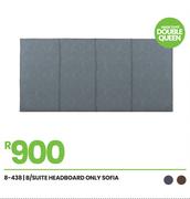 Sofia Only B/Suite Headboard 8-438