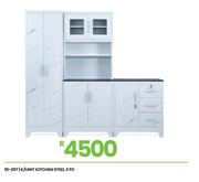 Kitchen Steel 3 PC K/Unit 10-207