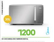 Midea 30L Mirror Digital Microwave 24-243