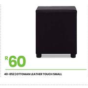 Touch Small Leather Ottoman 40-852