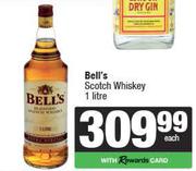 Bell's Scotch Whisky-1L Each