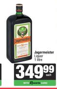 Jagermeister Liquer-1L Each