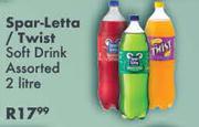 Sparletta/Twist Soft Drink Assorted-2L