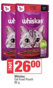 Whiskas Cat Food Pouch-For 2 x 85g 