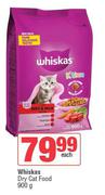 Whiskas Dry Cat Food-900g 