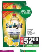 Sunlight Liquid Refill Pouch-For 2 x 750ml