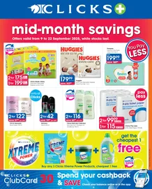Clicks : Mid-Month Savings (09 September - 22 September 2025 While Stocks Last)
