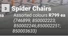 Design House Spider Chairs-Each