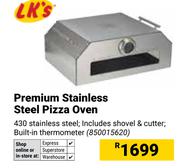 LK's Premium Stainless Steel Pizza Oven