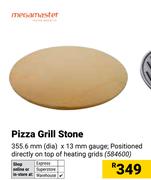 Megamaster Pizza Grill Stone