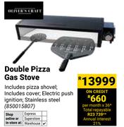 Double Pizza Gas Stove