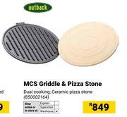 Outback MCS Griddle & Pizza Stone