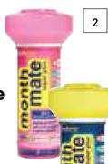 Pool Brite 1.5Kg Month Mate Pink Floater Head-Each