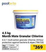 Pool Brite 4.5Kg Month Mate Granular Chlorine
