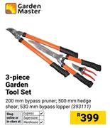 Garden Master 3 Piece Garden Tool Set