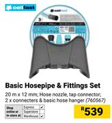 Cell Fast Basic Hosepipe & Fittings Set