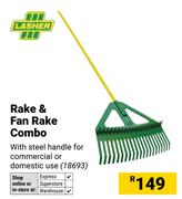Lasher Rake & Fan Rake Combo