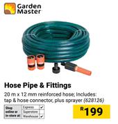 Garden Master Hose Pipe & Fittings