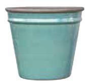 First Dutch 410mm Diamond Glazed Plant Pot