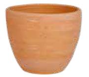 First Dutch Terracotta Souk Egg Plant Pot 200mm x 240mm