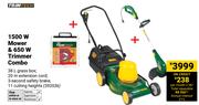 Trimtech 1500W Mower & 650W Trimmer Combo 393536
