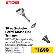 Ryobi 30cc 2-Stroke Petrol Motor Line Trimmer 275012