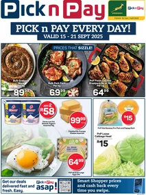 Pick n Pay Western Cape : Weekly Specials (15 September - 21 September 2025)