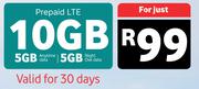 Prepaid LTE 10GB