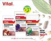 The Vital Vitamin Range-Each