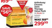ArthrAway Chronic Joint Therapy Value Pack 90 Plus 90 Tablets