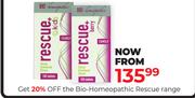 Bio Homeopathic Rescue Range-Each