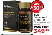Dis-Chem Gold+ Berberine & Green Tea 60 Vegecapsules