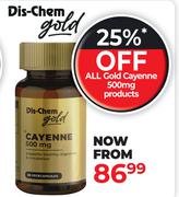 Dis-Chem Gold Cayenne 500mg